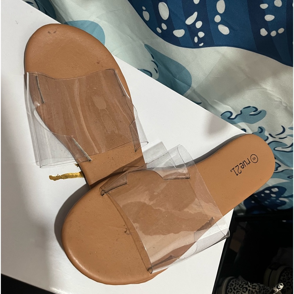 Rue 21 clear sandals